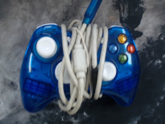 Manette bleue xbox 360 replica