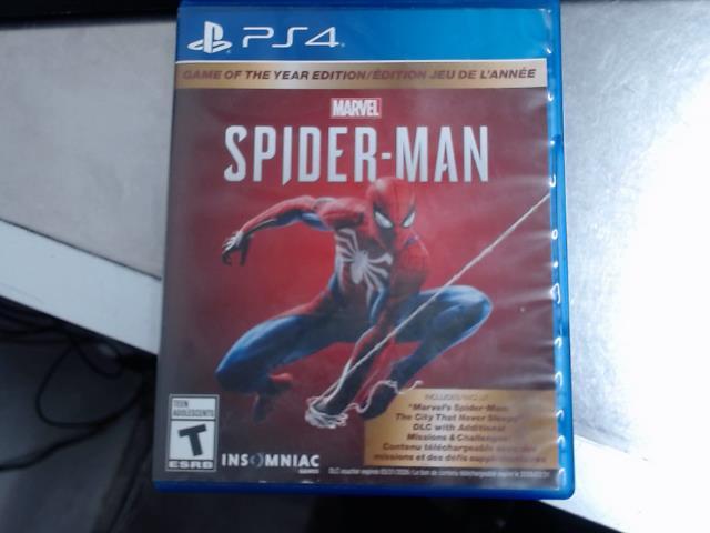 Marvel spider man ps4