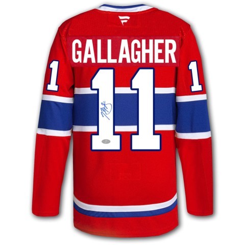 Brendan gallagher jersey sign coa