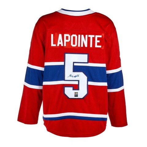 Guy lapointe sign coa