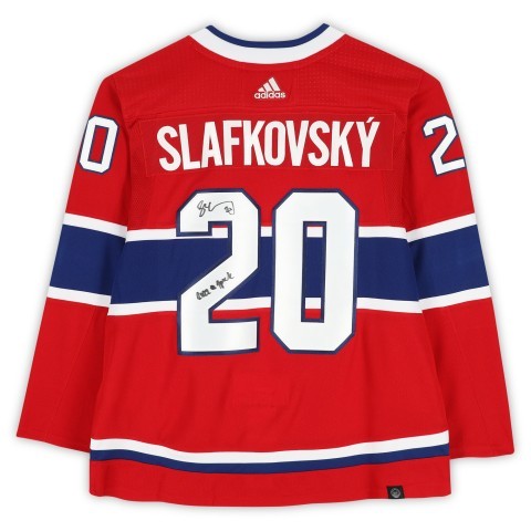 Slafkovsky jersey sign coa