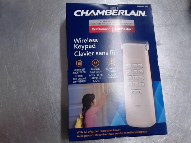 Clavier sans fil pour garage