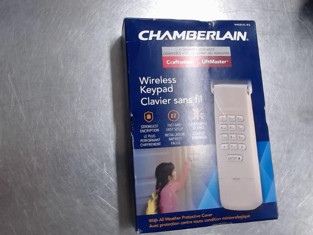Clavier sans fil pour garage