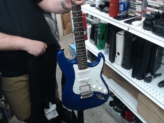 Guitare electrique sg bleu