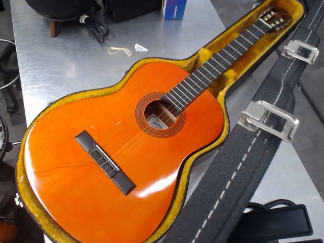 Guitare accoustique dans case