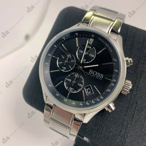 Montre hugo boss font noir