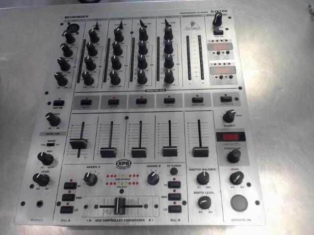 5-channel dj mixer behringer djx700