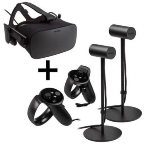 Casque vr rift + acc + 2 manette vr