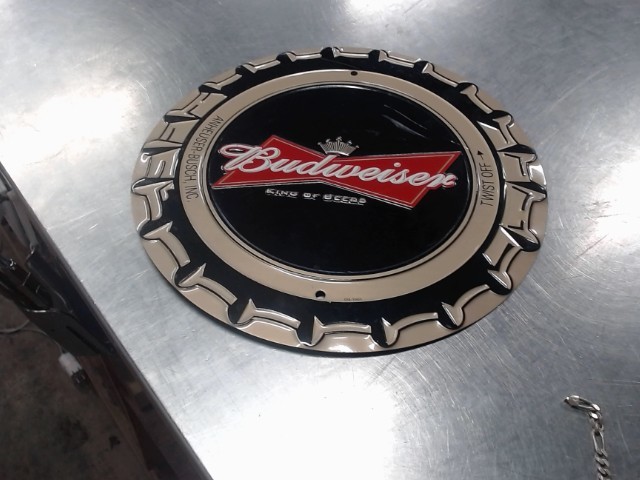 Budweiser beer sign
