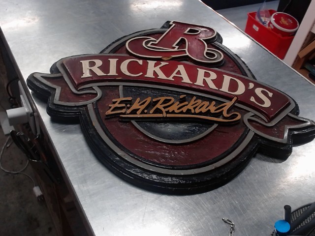 Rickard's beer sign