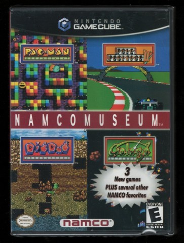 Namcomuseum  pac man game cube