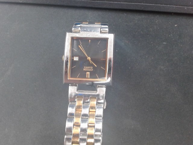 Montre quartz deux tons