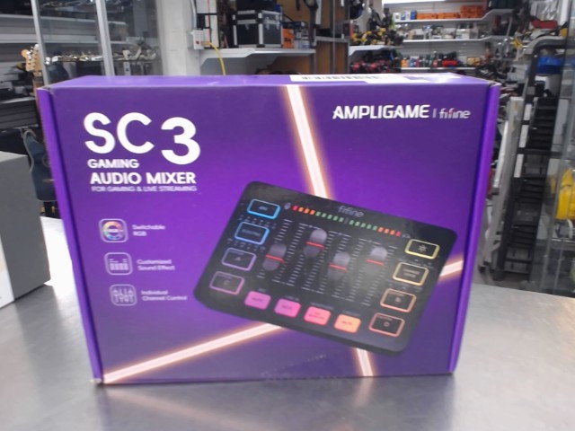 Gaming audio mixer en boite