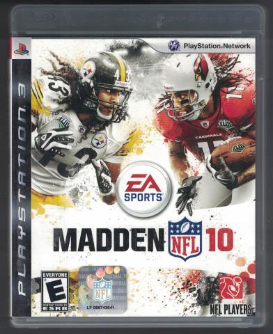Jeu de playstation 3 madden 10