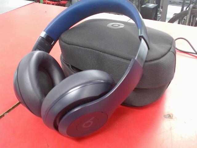 couteur beats studio pro bleu + etui
