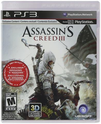 Jeu de playstation 3 assassin's creed 3
