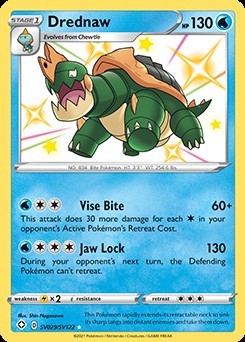 Drednaw carte pokemon hp130
