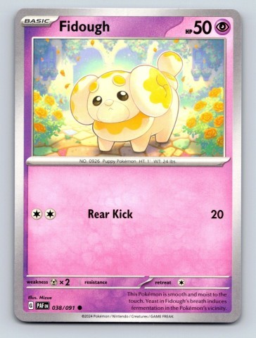 Fidough carte pokemon hp50