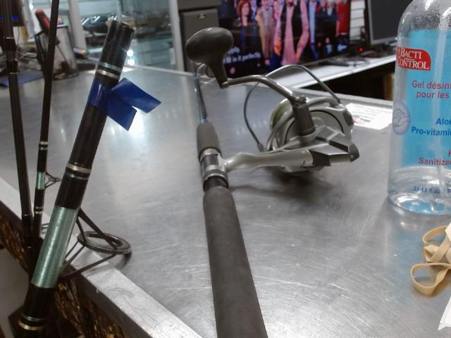 Canne a peche carp+reel okuma surf8k