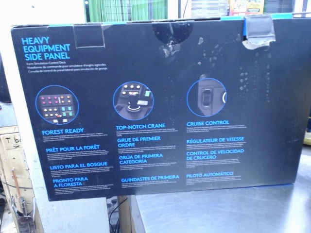 Heavy equipment side panel en boite