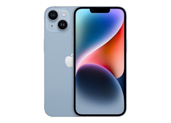 Telephone iphone 14 128gb bleu poudre