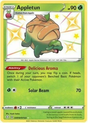 Appletun carte pokemon 90hp