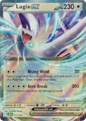 Carte pokemon lugia ex