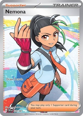Carte pokemom nemona trainer card