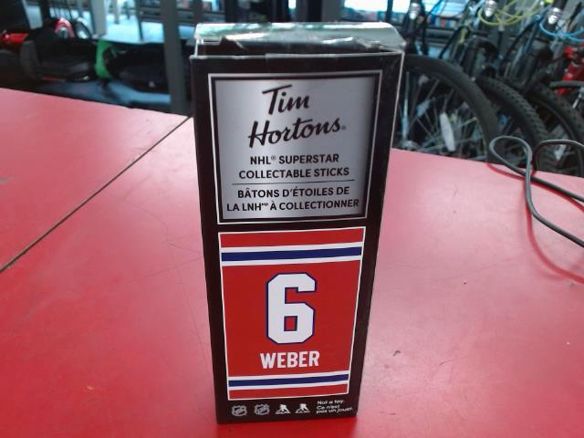 Nhl superstar collectable sticks weber