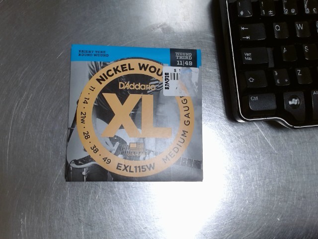 Cordes guitare d'addario 11-49