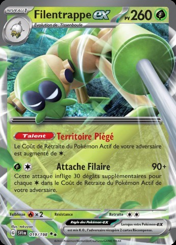 Carte pokemon spidops ex