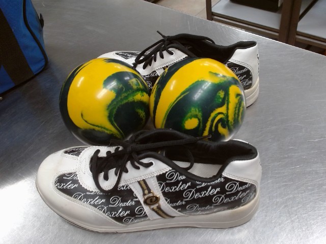 2x boulle de bowling av soulier