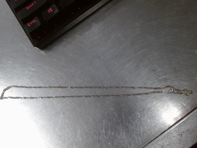 Chaine en argent torsade