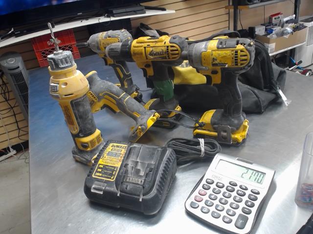Kit d'outil 9 pieces dewalt