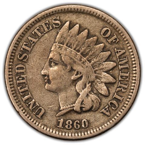 1 cent indian head 1860
