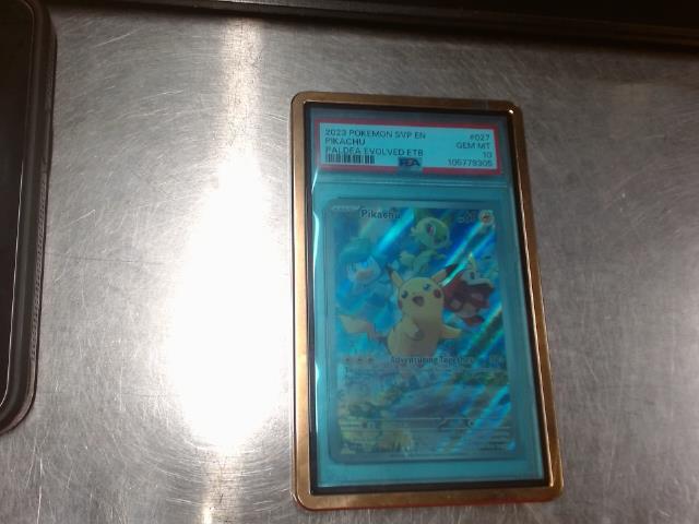 Pikachu paldea evolved etb psa 10