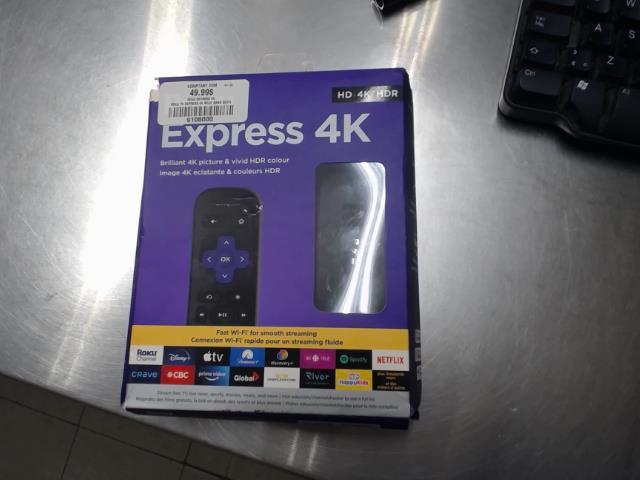Roku tv express 4k neuf dans boite