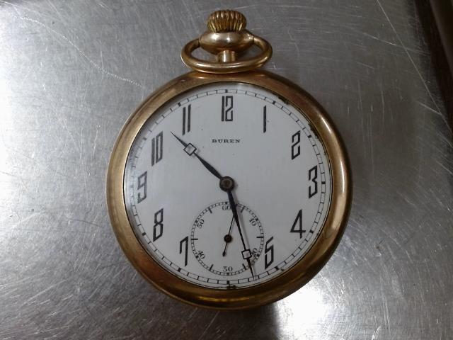 Pocket watch vintage goldplate swiss 12j