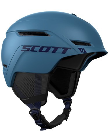 Casque a skie bleu