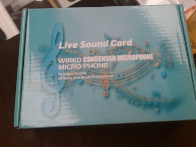 Live sound card brand new in box