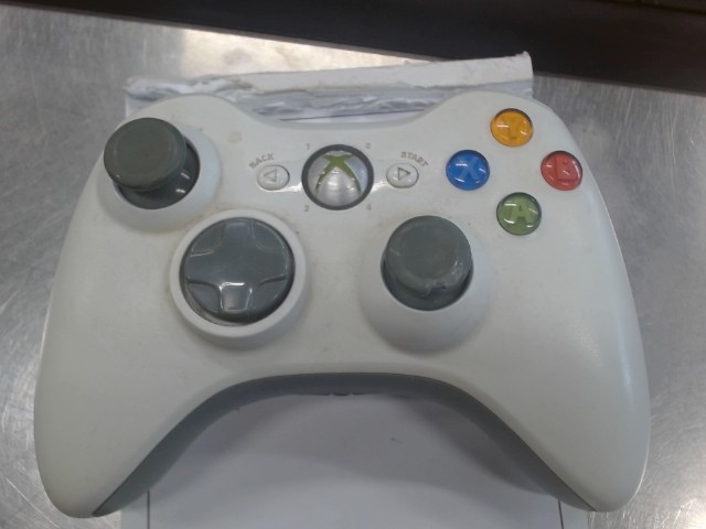 Manette xbox 360 blanche sans fil