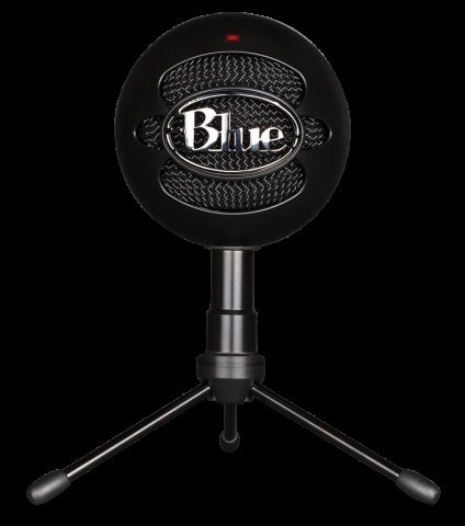 Ice blue snowball microphone no plug