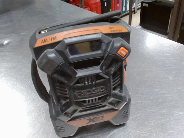 Radio ridgid av 1x batterie