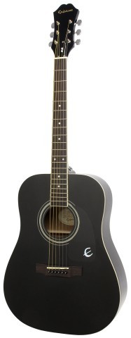 Guitars acoustic dans son case noir