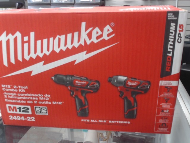 Kit outil milwaukee m12 cp1.5
