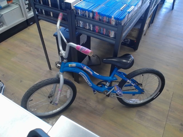 Velo supercyle turquoise et rose