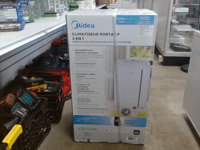 8,000 btu 3-in1 portable air conditioner