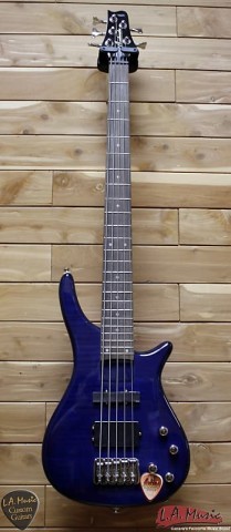 Bilion bass guitard bleu 5 corde