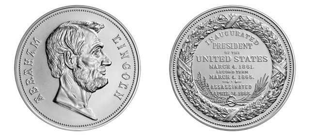 Abe lincoln commemorative coin