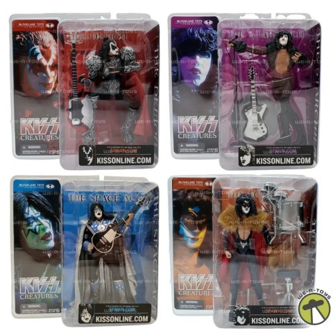 Complete collection kiss figurines x4